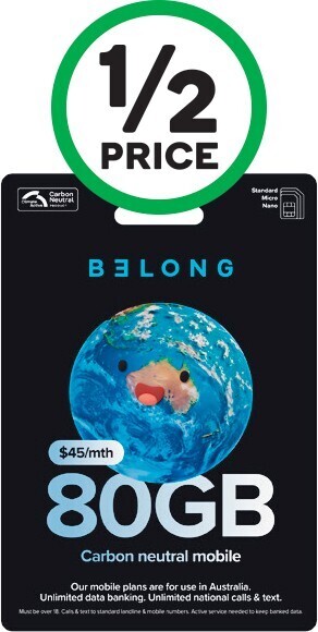 Woolworths Belong $45 Starter Pack‡ offer