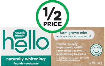 Woolworths Hello Toothpaste 110g offer