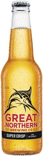Woolworths Great Northern Super Crisp Lager Bottles 24x330ml offer