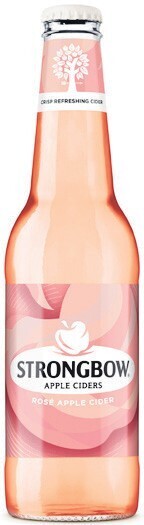 Woolworths Strongbow Rose Apple Cider Bottles 6x330ml offer