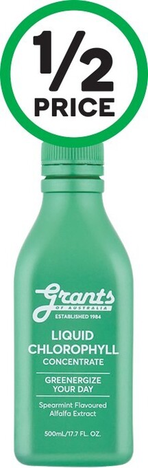 Grants Liquid Chlorophyll Spearmint 500ml*