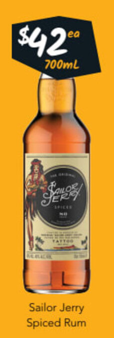 Sailor Jerry Spiced Rum 700mL