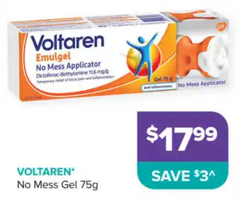 Ramsay Pharmacy Voltaren No Mess Gel 75g offer