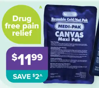 Medi-Pak Reusable Cold/Hot Pak Canvas Maxi