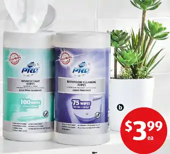 ALDI Household Wipes Canisters 100PK/75PK 63194 offer