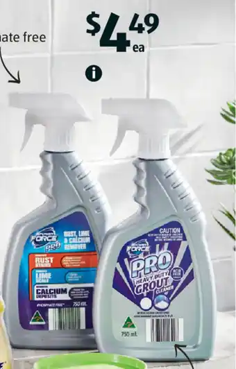 ALDI Power Force Professional Bathroom 500ML 701677,701678 offer