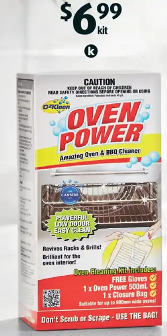 ALDI OzKleen Oven Cleaning Kit 37233 offer