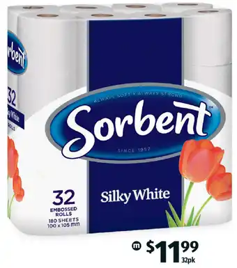 ALDI Sorbent Toilet Paper 3PLY 705150 offer