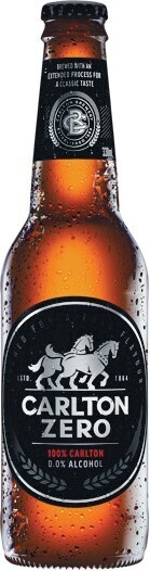Woolworths Carlton Zero Bottles 24x330ml offer