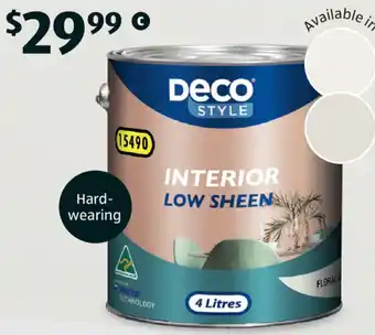 ALDI Deco Style Interior Low Sheen Paint 704309/704633 offer