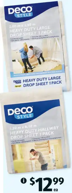 ALDI Paint Drop Sheets 701107 offer