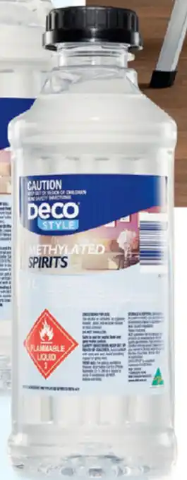 ALDI Deco Style Methylated Spirits 1L 61846 offer