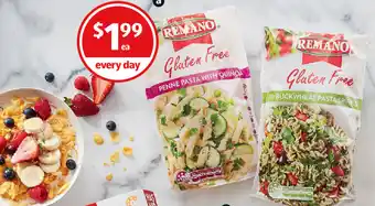 ALDI Remano Gluten Free Pasta And Grains 250g offer