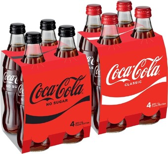 IGA Coca-Cola Classic or No Sugar 4x300mL offer