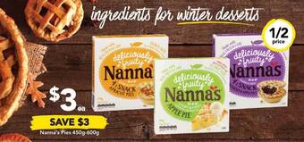 Drakes Nanna's Pies offer