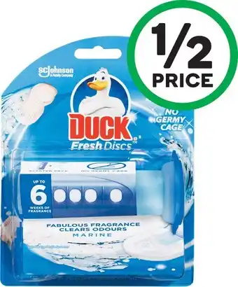 Woolworths Duck Toilet Fresh Discs 36ml offer