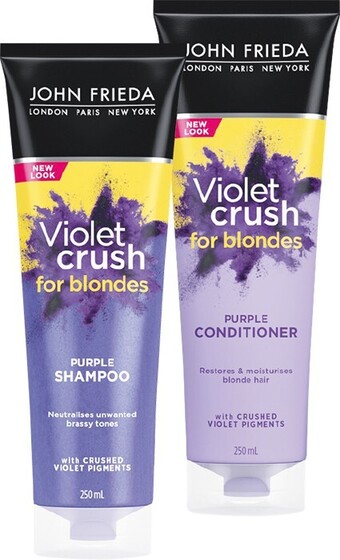 Woolworths John Frieda Violet Crush Purple Shampoo or Conditioner 250ml offer
