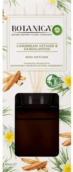 Botanica Reed Diffuser 80mL - Island Rose & African Geranium