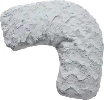BIG W House & Home Curved Pillow Faux Fur Grey offer