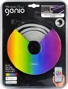 BIG W Mirabella Wi-Fi LED Neon Flex Strip Light 2m offer