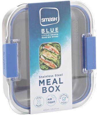 BIG W Smash Blue Stainless Steel Meal Box offer