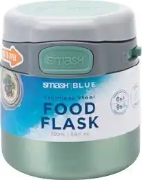 BIG W Smash Blue Stainless Steel Food Flask offer
