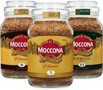 BIG W Moccona Coffee Varieties 400g offer