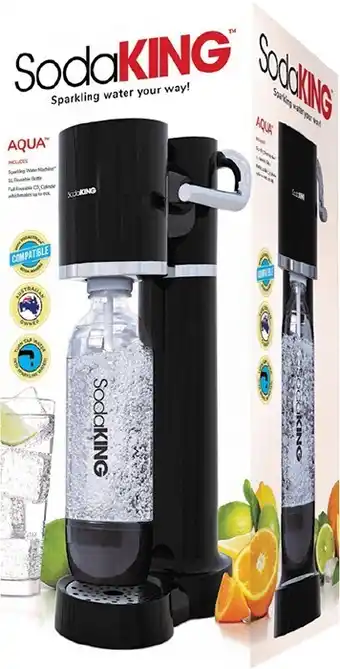 Sodaking Aqua Black Sparkling Water Machine