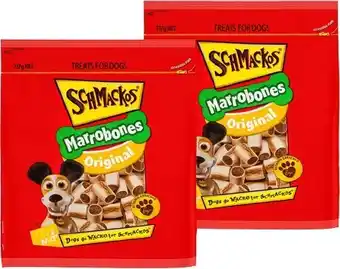 BIG W Schmackos Marrobones Dog Treats 737g offer