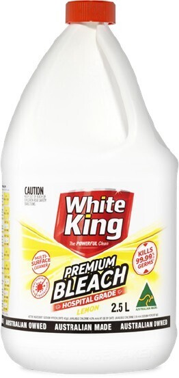 BIG W White King Premium Bleach Lemon 2.5-Litre* offer
