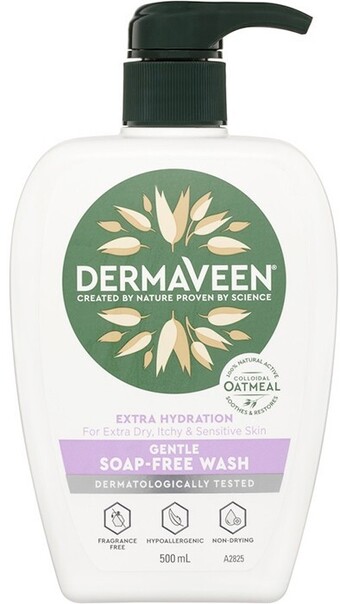 BIG W Dermaveen Extra Gentle Soap Free Wash 500mL offer
