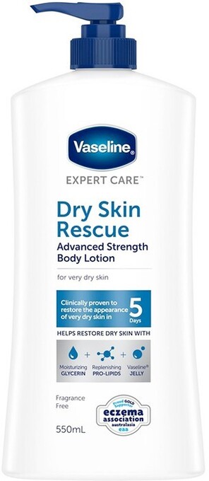 Vaseline Expert Care Body Lotion Advanced Strength 550mL - Very Dry Skin