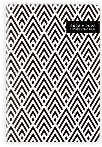 BIG W Avondale Assorted A5 2022-2023 Financial Year Diary Geo Print offer
