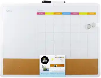 BIG W Jot & Dot Combo Magnetic Whiteboard Corkboard offer