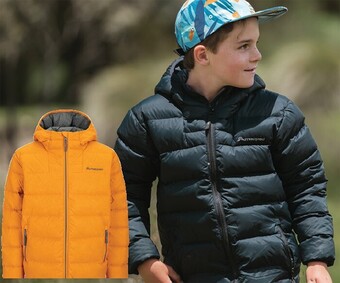 BCF Macpac Kids Atom Hooded Jackets offer