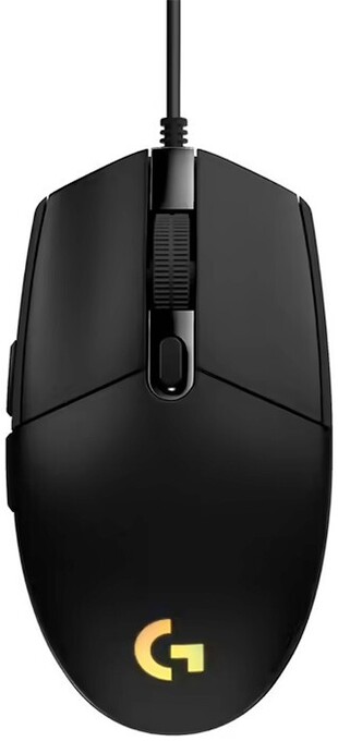 Officeworks Logitech Lightsync™ Gaming Mouse G203 - Black offer