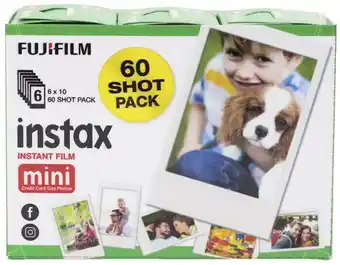 Officeworks Fujifilm 60 Pack Instax Mini Film offer