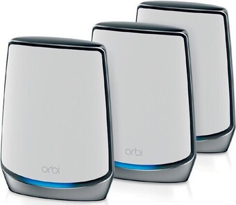 Officeworks Netgear 3 Pack Orbi AX6000 Mesh WiFi 6 System* offer