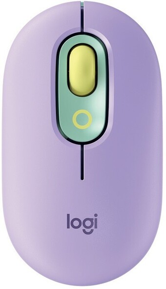 Officeworks Logitech Pop Wireless Mouse - Violet offer