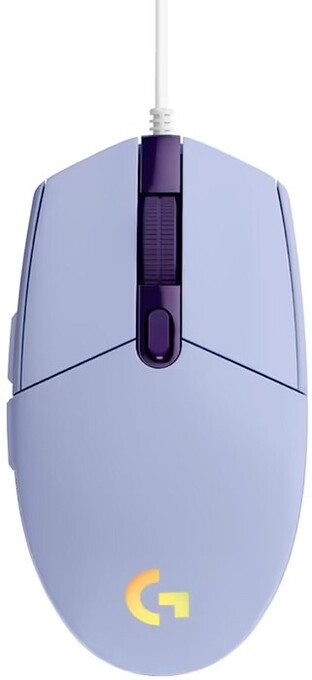 Officeworks Logitech Lightsync™ Gaming Mouse G203 - Lilac offer