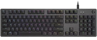 Officeworks Logitech Carbon Lightsync™ RGB Mechanical Gaming Keyboard G512 offer