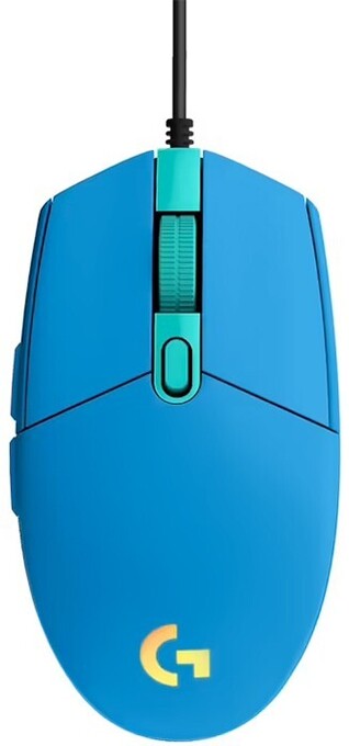 Officeworks Logitech Lightsync™ Gaming Mouse G203 - Blue offer