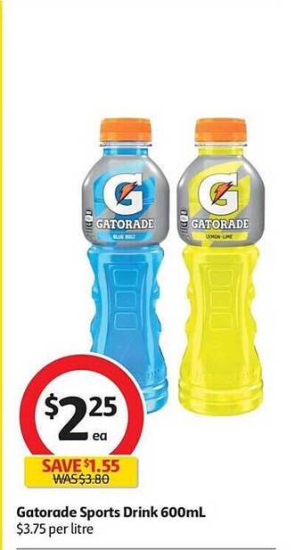 Coles Gatorade Sports Drink 600mL offer