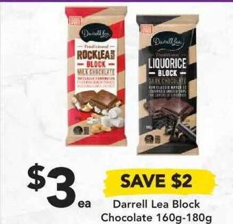 Drakes Darrell Lea Block Chocolate offer