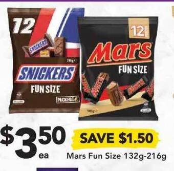 Drakes Mars Fun Size offer