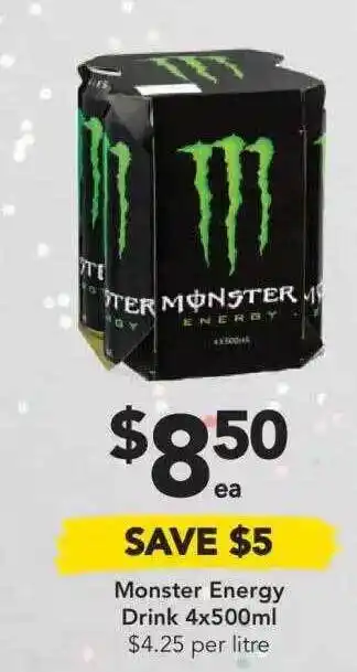Drakes Moster Energy Drink offer