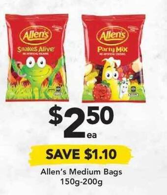 Allen's Medium Bags