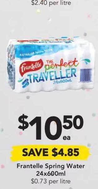 Frantelle Spring Water