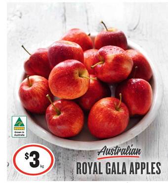 IGA Australian Royal Gala Apples offer