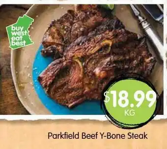 Spudshed Parkfield Beef Y-Bone Steak offer